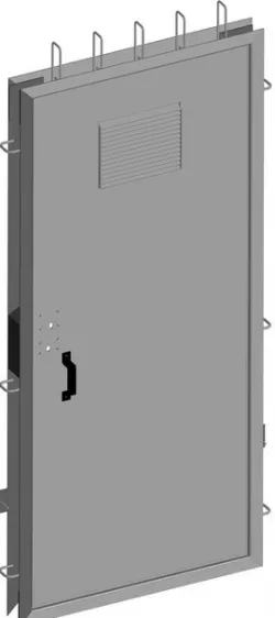 door with hidden door hinge