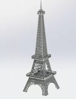 EIFFEL TOWER PUZZLE-SHEET CUTTING
