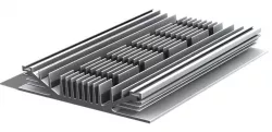 Electrical component Cooling Fins - Heat Sink Extrusion 2nd Configuration