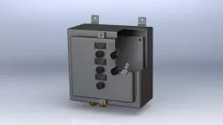 Enclosure Nema 4X, 12"x12"x6" w/ Controls