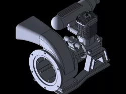 ENGINE BLOWER ASSEMBLY