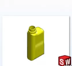 Engine oil bottle 1" liter