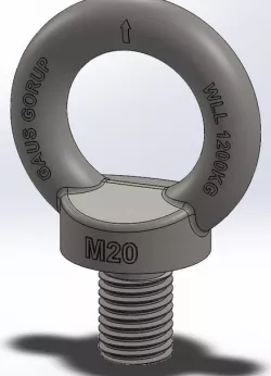 Eye bolt M20 DIN580
