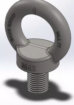Eye bolt M42 DIN580