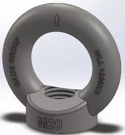 Eye nut M20 DIN582