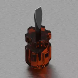 Flat DPH screwdriver