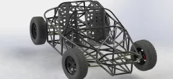 Go kart buggy frame