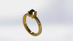 Gold Diamond Ring