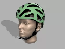 Green Amanita Bike Helmet