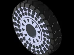 Honeycomb Type airless tyre