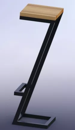 How to make Bar Stool CAD model ?