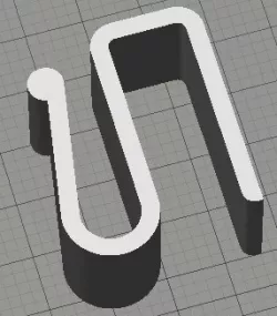 Ice rink glass clip