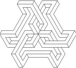 IMPOSSIBLE OBJECT ALL ONE SOLID OBJECT