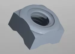 M6 Square weld nut