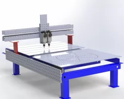 mach3 cnc router / welding table