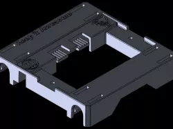 Makerbot Replicator Extruder Carriage for Dual Extruders