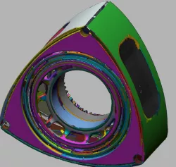 Mazda RX7 rotor 3d scan