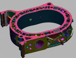 Mazda RX7 stator rough 3d scan