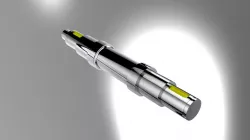 Mechanical shaft with groove