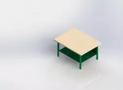 Metal workbench