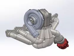 Nissan RB25 - RB20 Top Mount Turbo Manifold
