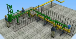 Pig Launcher with Pipeline