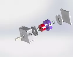 Portable vane motor pump