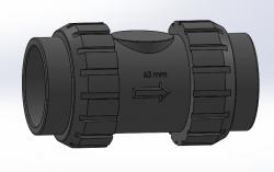 Y Pvc Valve Check Drawing.pdf valve check pvc ipt 3D Models | Page 1 | STLFinder