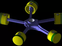 RADIAL ENGINE ASSEMBLY