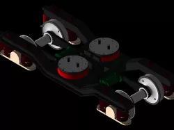 Rail Bogie Suspension System