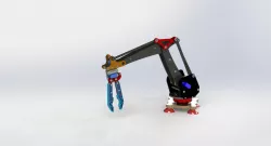 Robotic Arm in Solidworks 2016 with .STL format