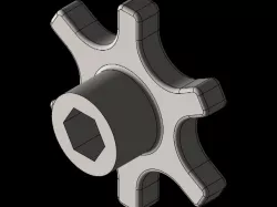 Scalloped Knob