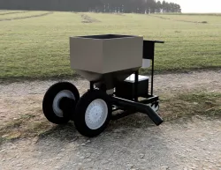 Semi-automatic poultry farm feeding machine