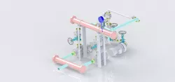 sewage pump header