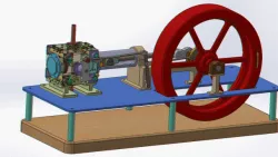 SIMPLIFIED CORliSS STEAM ENGINE