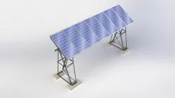 Solar Structure - 7,14 & 20 Panels (Adjustable Axis)