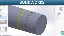 SOLIDWORKS - Adding Features to Library (External Circlip)