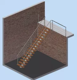 Stairs - Steel/Wood/Steel