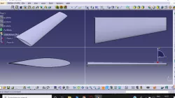 Swept Back wing NACA-66215 Airfoil