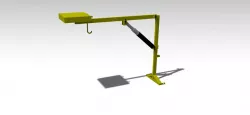 Tractor Operated Hydraulic Crane System