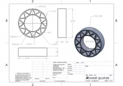 Tweel type airless tyre