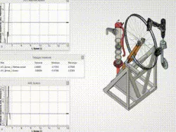 Version of the electric drive of the two-pendulum mechanism of the water pump drive