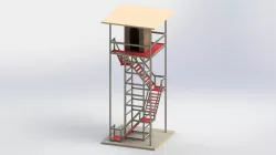 watch tower in SOLIDWORKS
