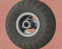 Wheel-Tire for 3.00-4 BLATA Minibike 2.5