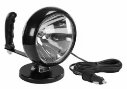 100W Sealed Beam HIR Spotlight w/ Handle - 3.25" Magnetic Base - 12 Million Candlepower - 750' Beam