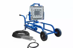 150W EXP LED Light - 21,000 Lm - Cart Mount - Quick Change Mount - C1D1 - 100' 12/3 SOOW - Inline