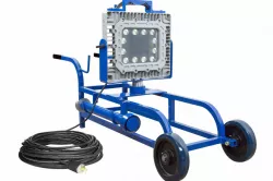 150W EXP LED Light - 21,000 Lm - Cart Mount - Quick Change Mount - C1D1 - 100' 16/3 SOOW - GEN Plug