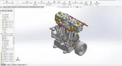 2 cylinder vertical engine