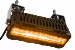 27W LED Type E Forklift Zone Light - Pedestrian Safety - Amber Light - 10-100V DC - Aluminum Alloy