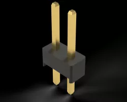 2X1 2.54mm Pitch Pin Header